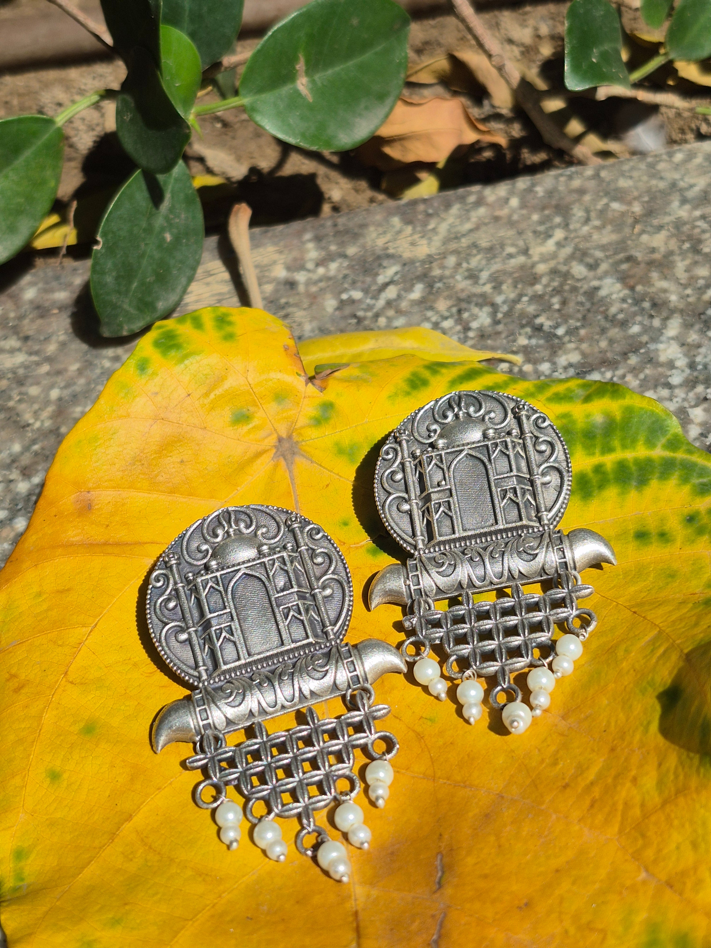 Taj Mahal Inspired Earrings