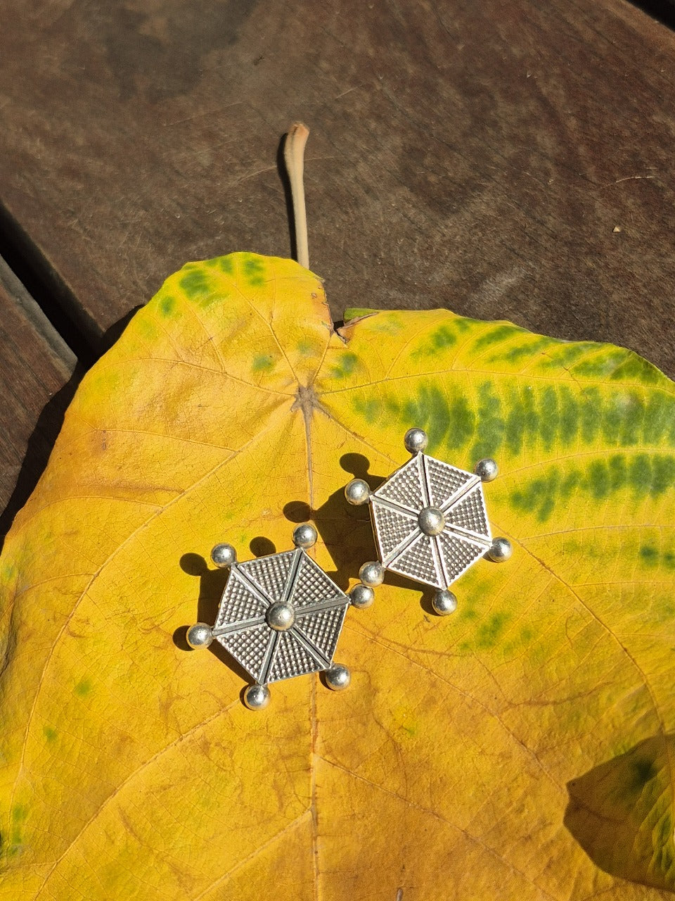 Tribal Hexa Studs