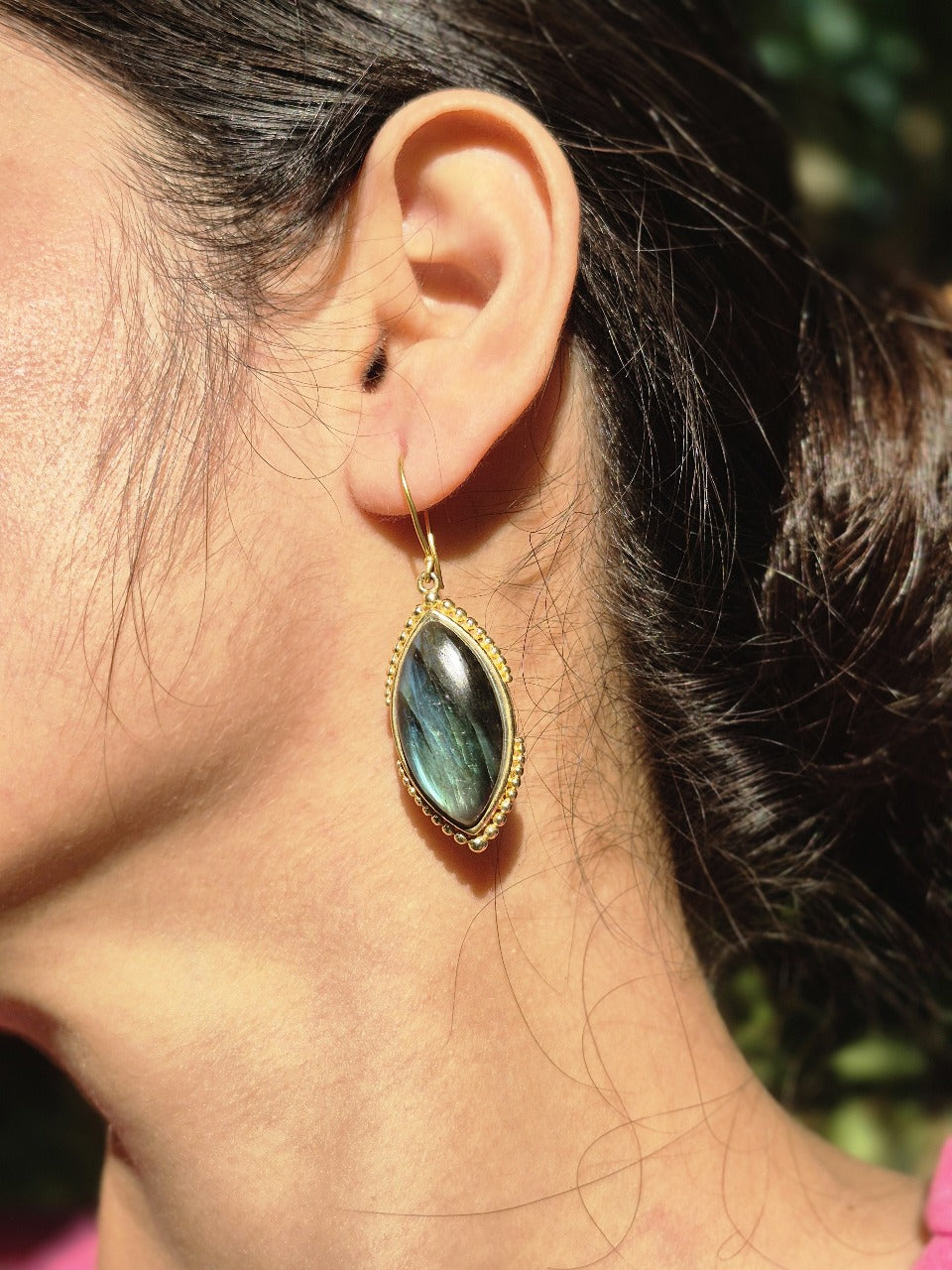 Labradorite Earrings
