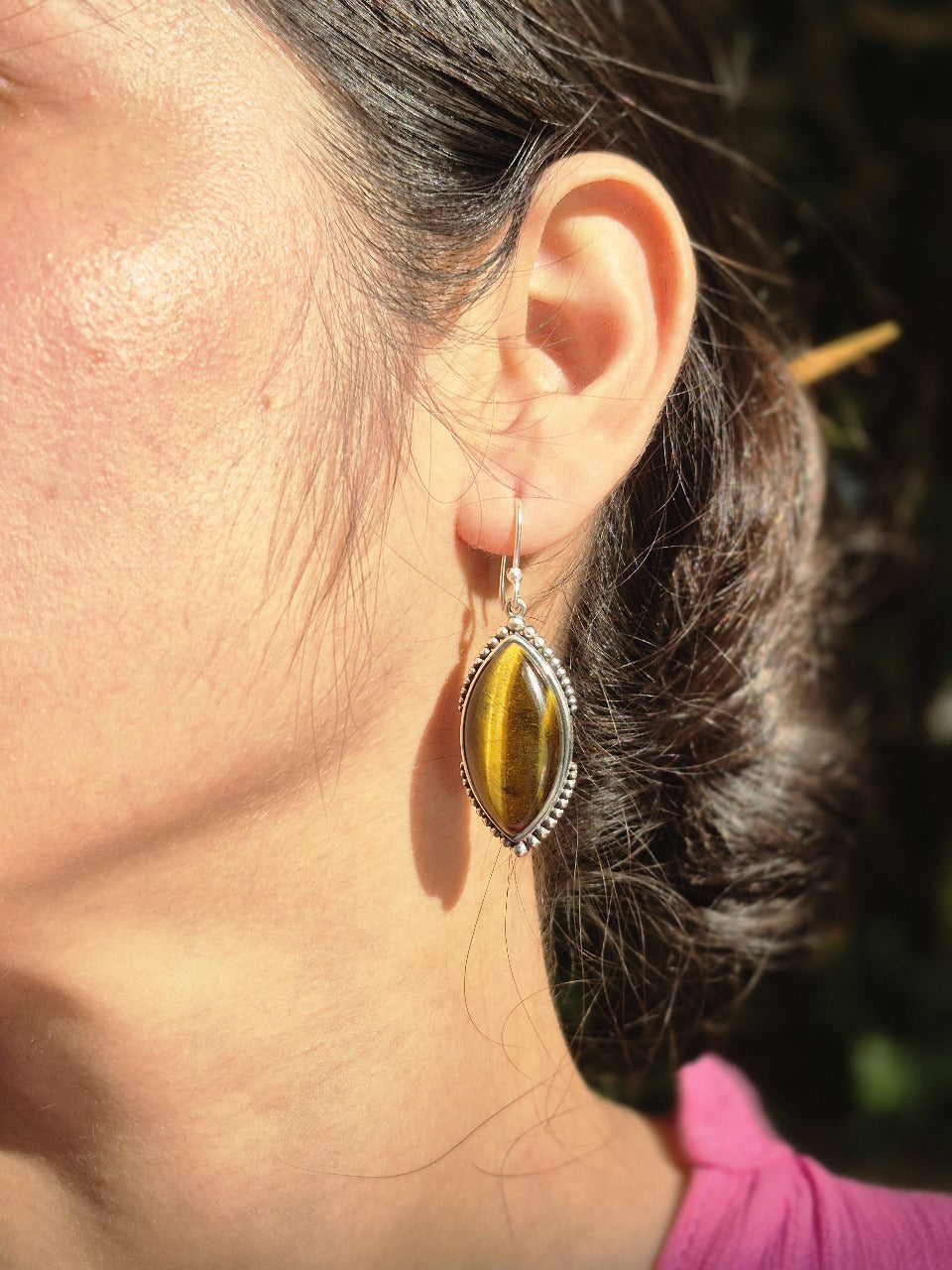 Tiger Eye Earrings