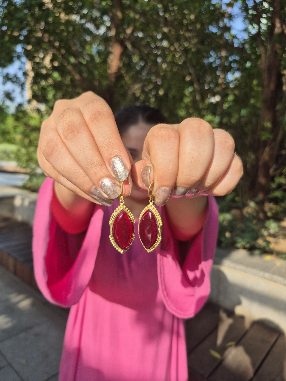 Garnets Earrings